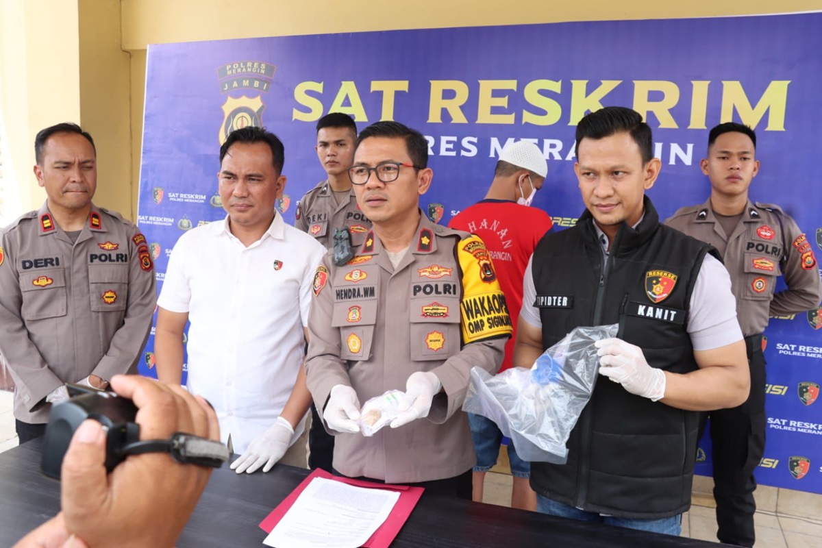 Tampung Emas Hasil PETI, Pria Asal Sarolangun Ini Ditangkap Polres Merangin, Terancam Denda Rp100 Miliar 