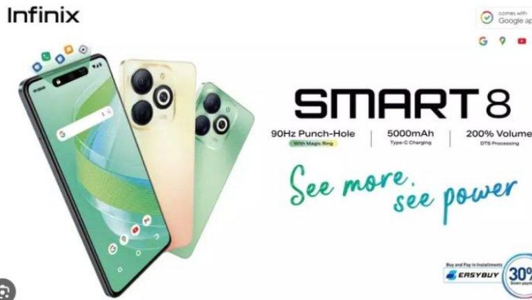 Spesifikasi dan Harga Infinix Smart 8, Harga Rp 1 Jutaan dengan Dynamic Island Ala iPhone