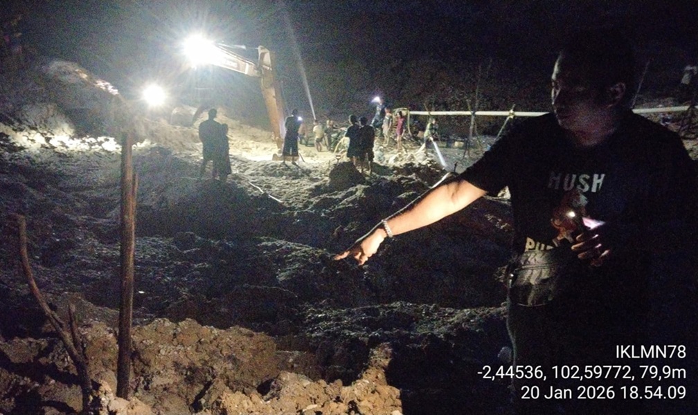 Longsor PETI Sarolangun, Polda Jambi Turunkan Brimob dan Samapta untuk Evakuasi