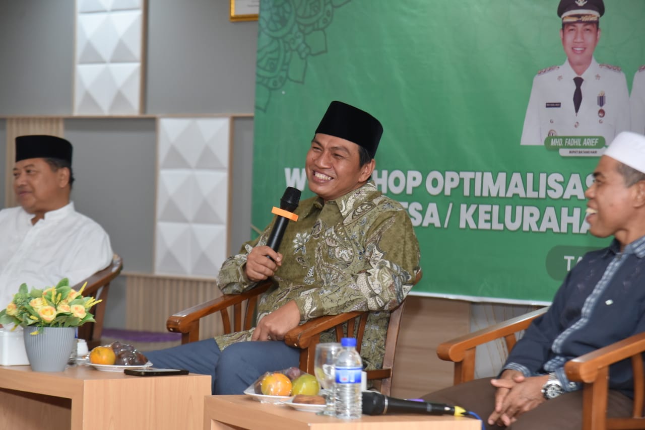 Bupati Fadhil Arief Jadi Pemateri Workshop Da’i  Se Kabupaten Batanghari