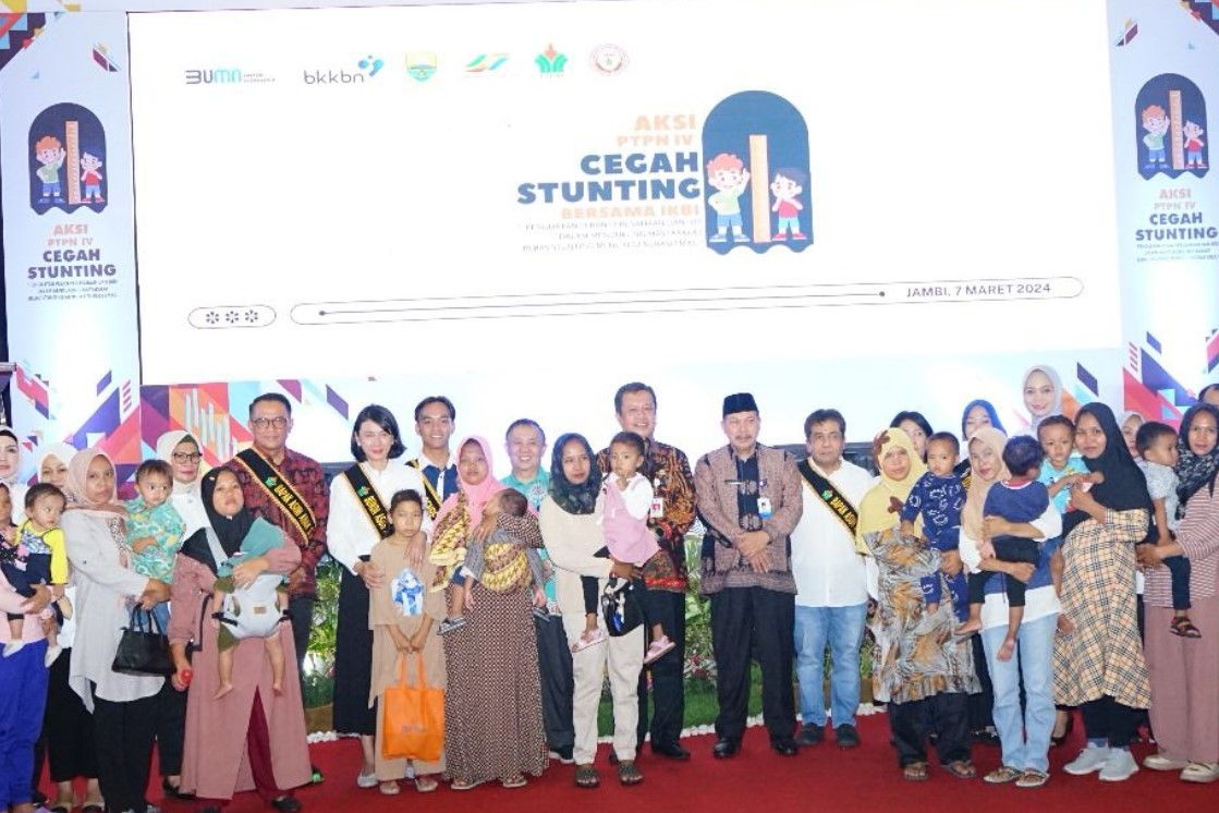 PTPN IV PalmCo Tanggulangi 1.100 Anak Dari Stunting Wujudkan Indonesia Emas 2045