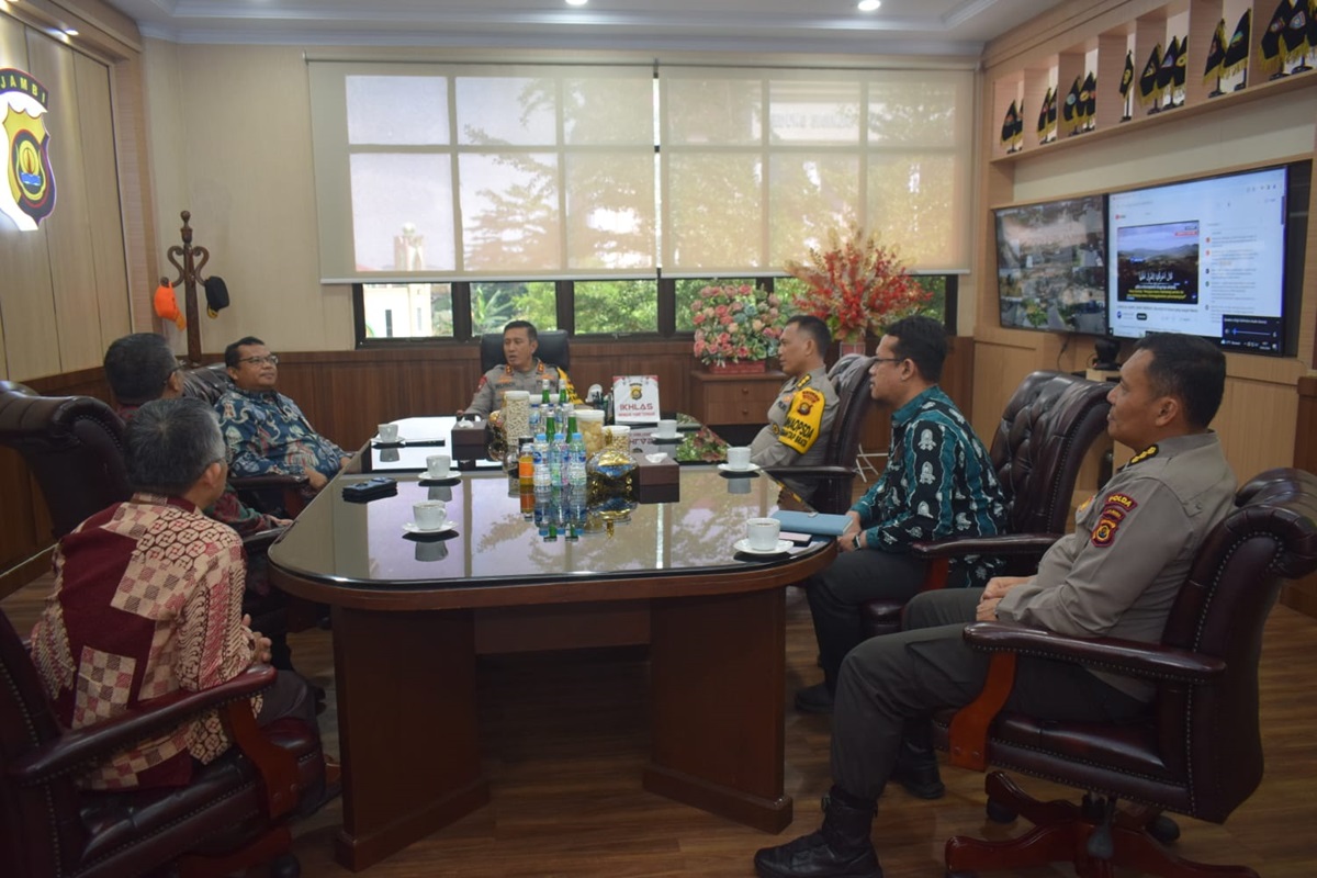 Kapolda Jambi Terima Kunjungan Kepala Perwakilan BPK RI Provinsi Jambi