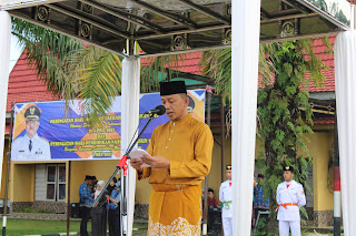 Wabup Bungo Pimpinan Upacara Peringatan Hari Otonomi Daerah