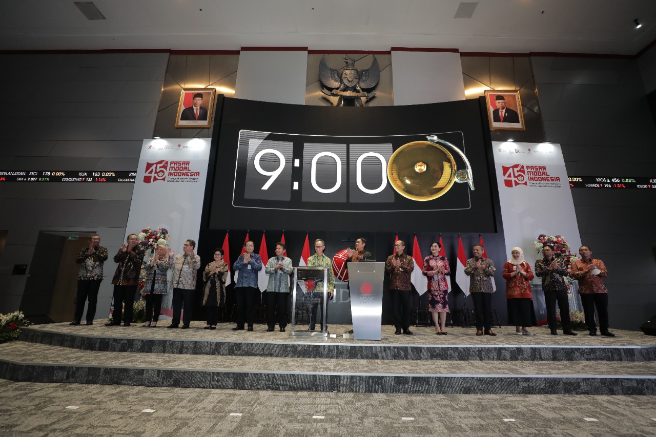 Peringatan 45 Tahun Diaktifkannya Kembali Pasar Modal Indonesia, Menuju Ekonomi Tangguh dan Berkelanjutan