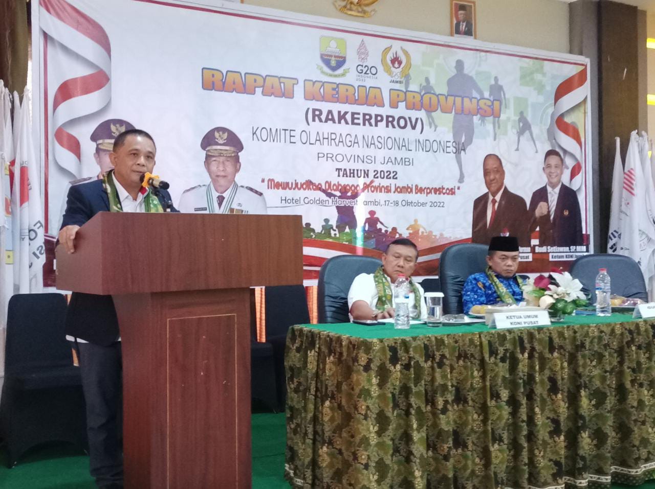 Persiapan PON XXI di Aceh-Sumut Tahun 2024, KONI Provinsi Jambi Gelar Rakerprov 