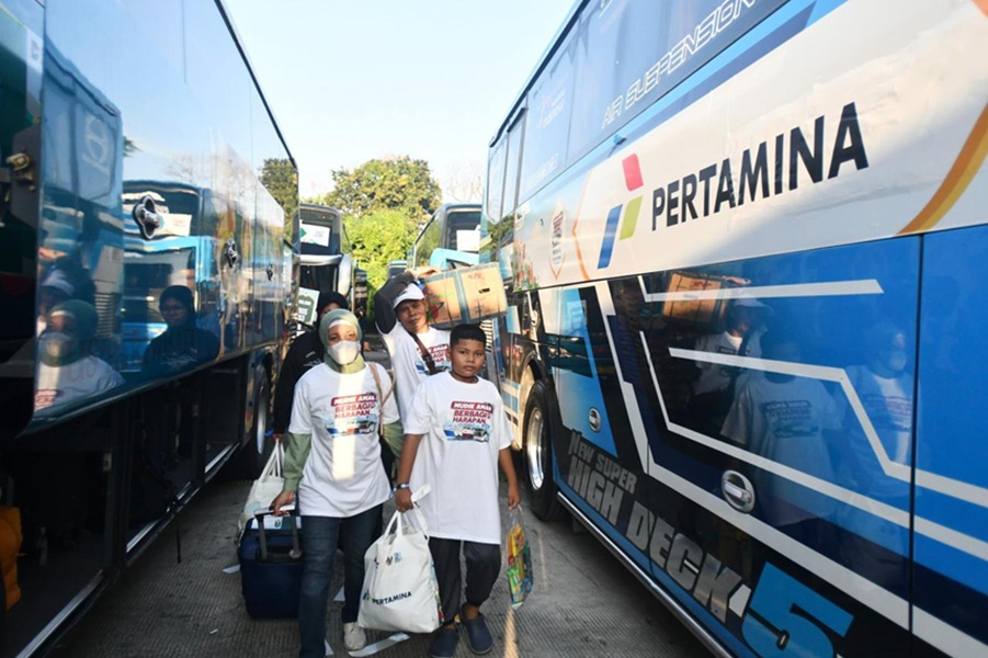 Pertamina Berangkatkan Lebih dari 5.000 Peserta dalam Program Mudik Bareng 2026