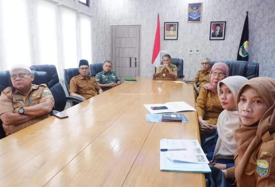 Wakil Bupati Muaro Jambi Hadiri Rapat Virtual dengan Kemendagri, Bahas Pengendalian Inflasi 