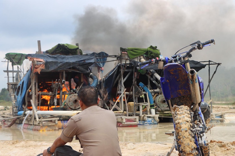 Baca Nih! Kapolres Bungo Tegaskan Anggota Jangan Coba-coba Bermain atau Jadi Beking PETI