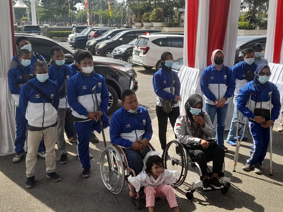 Merasa Mendapatkan Diskriminasi, Belasan Atlet Disabilitas Provinsi Jambi Gelar Aksi Protes