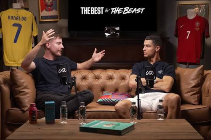 Kolaborasi Cristiano Ronaldo Dengan Mr Beast, Mendapatkan Kejutan Satu Juta Penonton Dalam 30 Menit