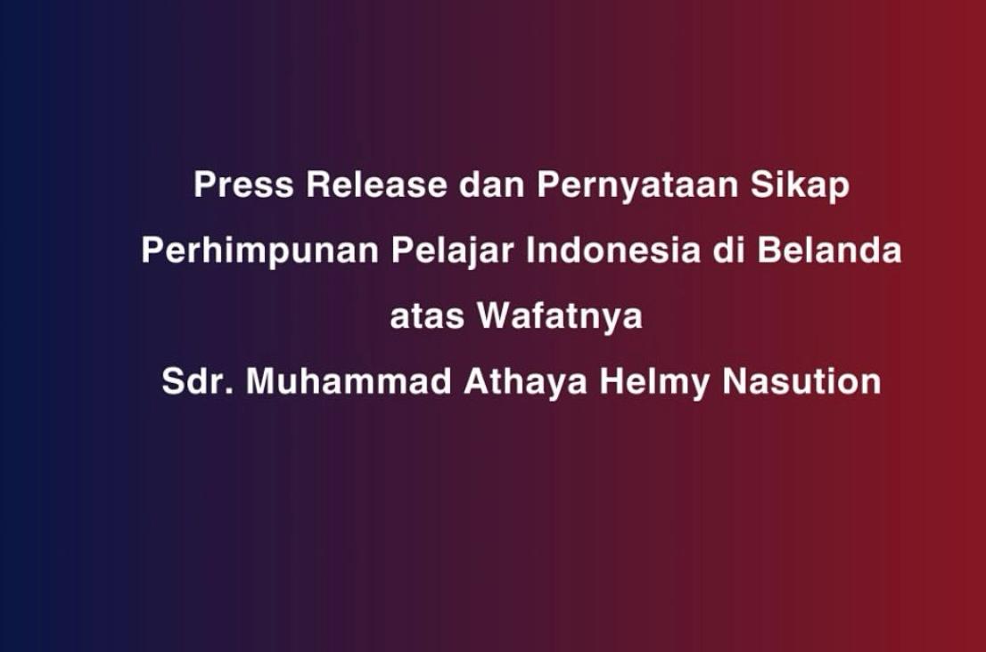 Pelajar RI di Belanda Meninggal, PPI Belanda Tolak Permintaan Fasilitas Perjalanan Dinas