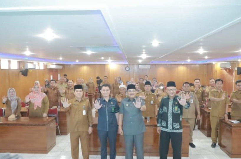 Perkuat Aksi Konvergensi Stunting, Bupati Tanjabbar Pimpin Rapat Evaluasi