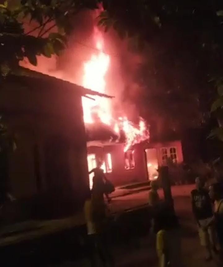 Kebakaran Hebat di Pallmerah, 2 Penghuni Rumah Alami Luka Bakar
