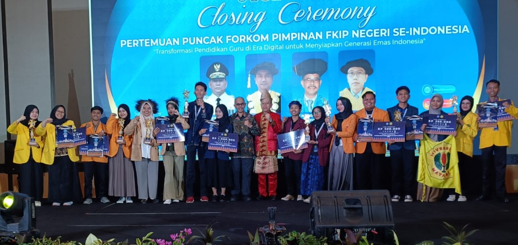 Mahasiswa FKIP Raih Juara 2 LKTI dan Juara 3 Lomba Debat di Forkom FKIP Se-Indonesia