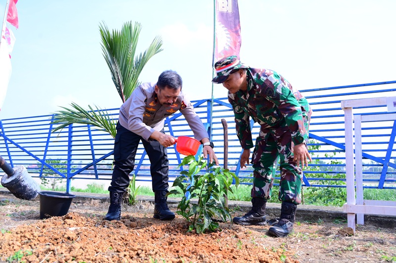 Polda Jambi Tanam Bambu dan Pohon Produktif, Kenapa Pilih Tanaman Bambu?