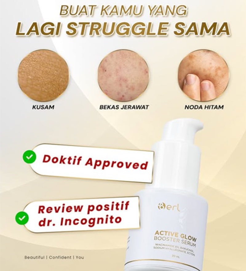 Kulit Kusam, Gampang Berminyak dan Mulai Muncul Garis Halus? Kulitmu Butuh Serum Booster Ini Sekarang!