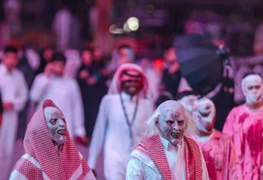 Pertama Kalinya Sepanjang Sejarah,  Warga Arab Saudi Rayakan Halloween