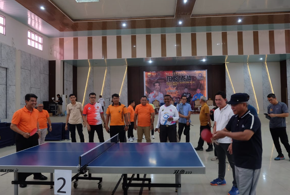 Turnamen Tenis Meja Bupati Cup VI Se-Sumatera Resmi Dibuka oleh Penjabat Bupati Muaro Jambi