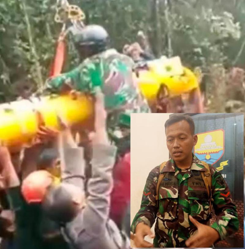 Evakuasi Kapolda Jambi Bikin Deg-degan, Rupanya Dilakukan Prajurit TNI Batalyon Komando 462 Kopasgat Pekanbaru