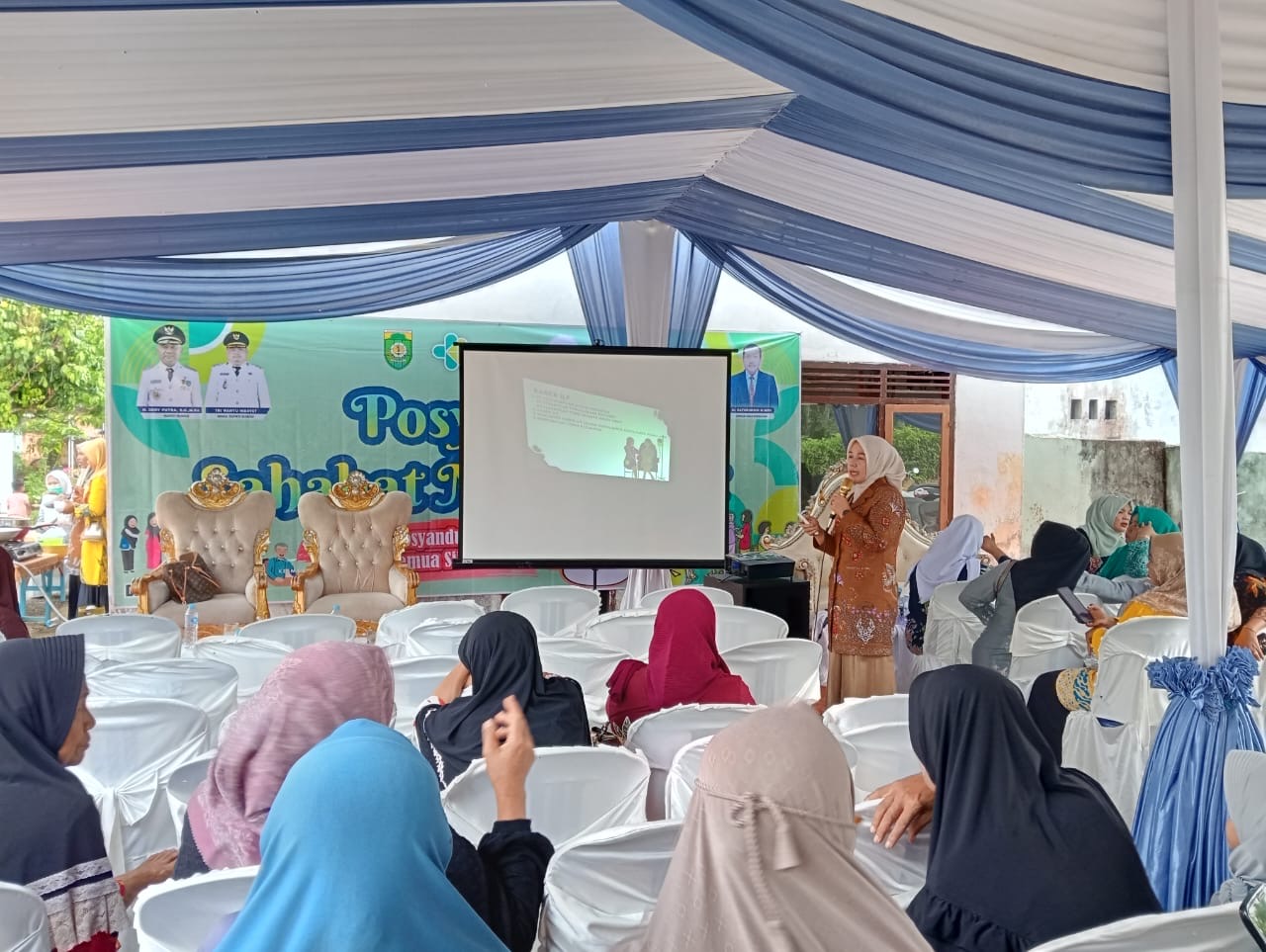 Gerakan Aktif kan Posyandu, Dinkes Bungo Gelar Sosialisasi Posyandu ILP di Talang Pantai