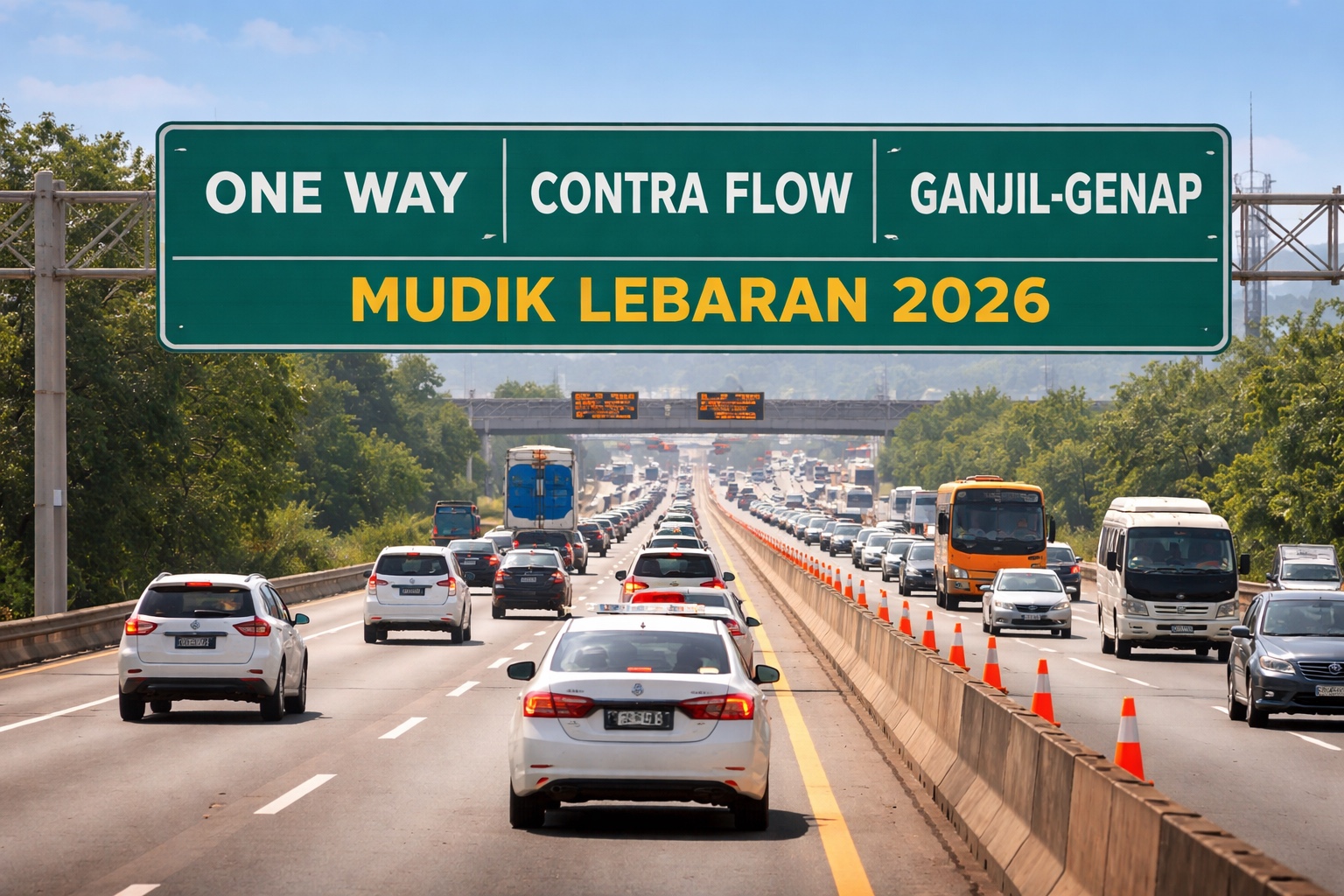Jangan Sampai Salah Jalur! Ini Jadwal One Way dan Ganjil-Genap Mudik 2026 