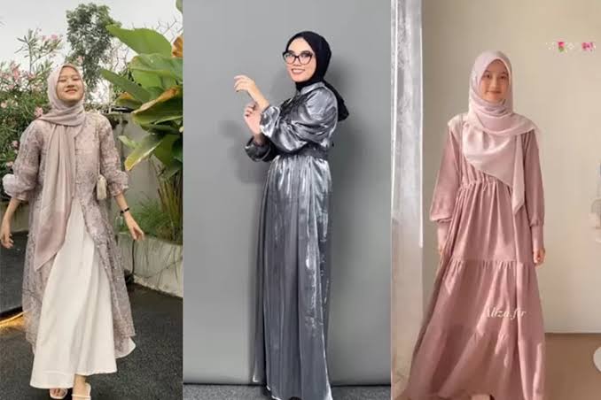 Tren Fashion Lebaran 2024, Baju Shimmer yang Berkilau