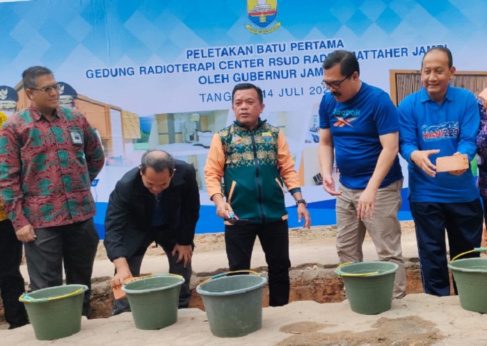 Pembangunan Gedung Radioterapi RSUD Raden Mattaher, Gubernur Jambi Al Haris: Sama-sama Awasi