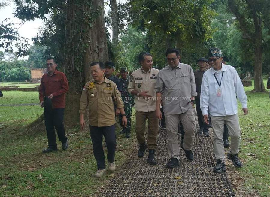 Wamen LHK dan Wabup Muaro Jambi Tinjau Candi Muaro Jambi, Dorong Percepatan Pelestarian Situs Bersejarah