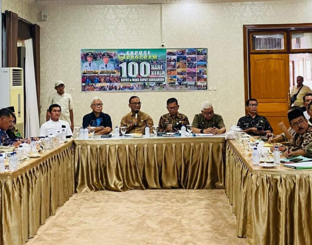 Ekspose Program 100 Hari Kerja, Bupati Hurmin Paparkan Realisasi dan Capaian Program 100 Hari Kerja