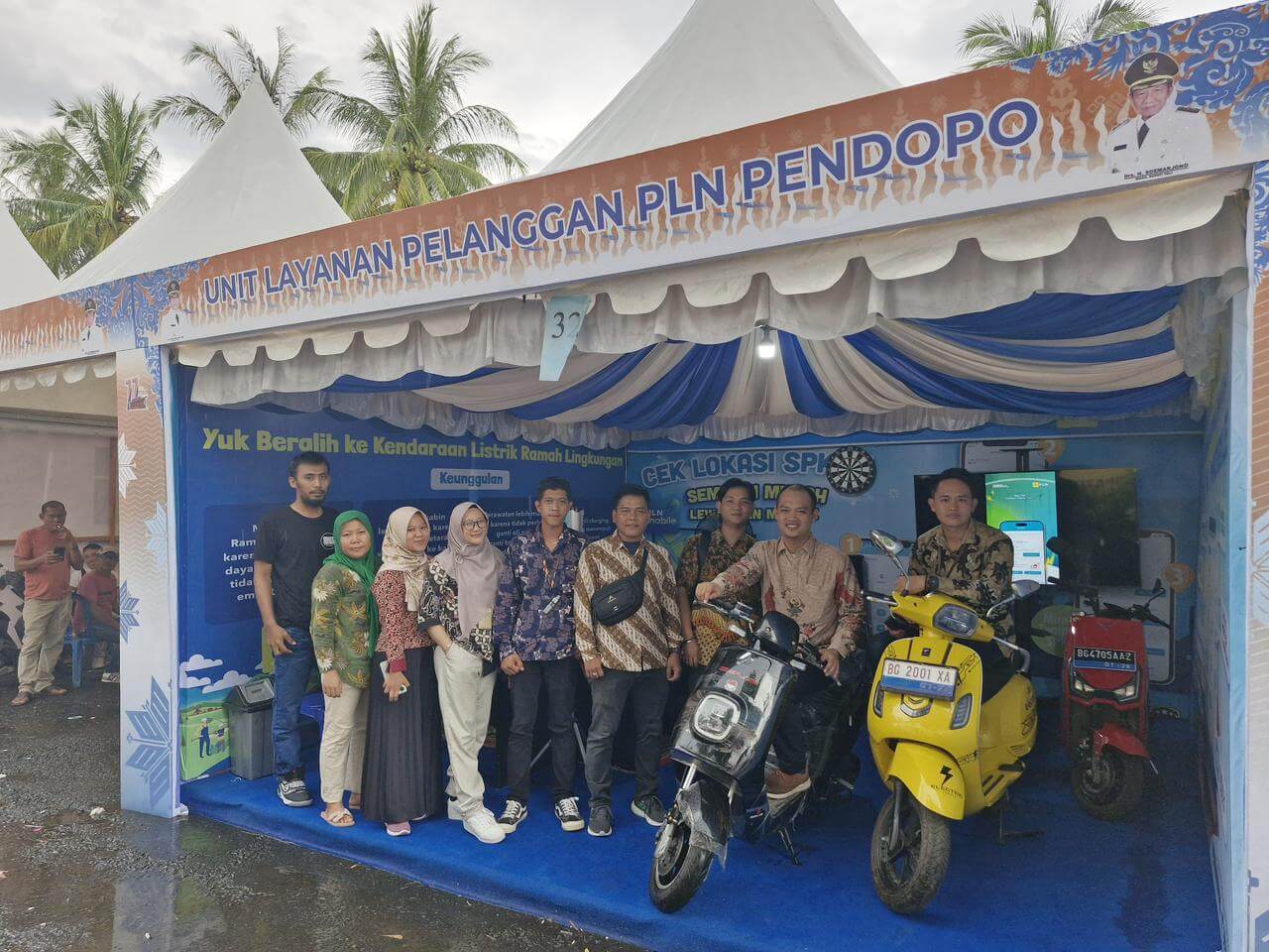 Kendaraan Listrik Ramah Lingkungan dan Aplikasi PLN Mobile Hadir Meriahkan HUT ke-11 Kabupaten PALI