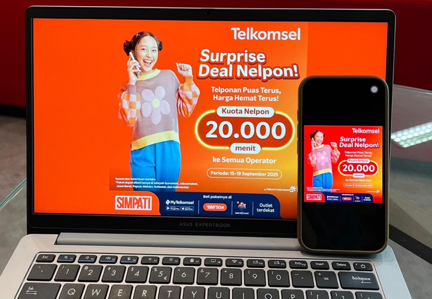 Berikan Ribuan Menit Hemat Nelpon, Telkomsel Hadirkan Program Surprise Deal Nelpon