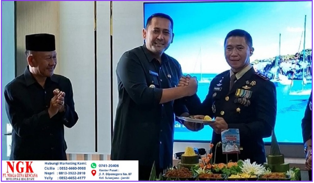 Bupati dan Wabup Merangin Hadiri Peringatan HUT TNI ke-81