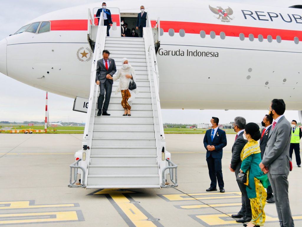 Setelah Transit di Amsterdam, Presiden Jokowi Dijadwalkan Langsung ke Washington