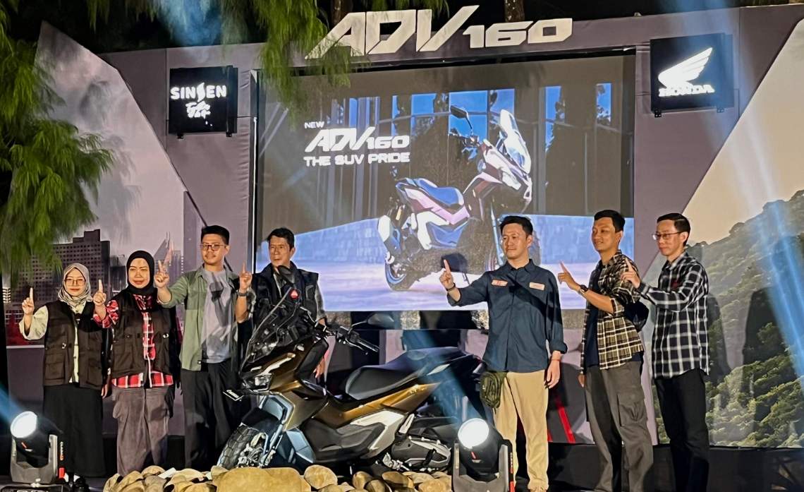 SUV Skutik Premium dengan Desain Gagah dan Teknologi Terkini, New Honda ADV160 Resmi Diluncurkan di Jambi