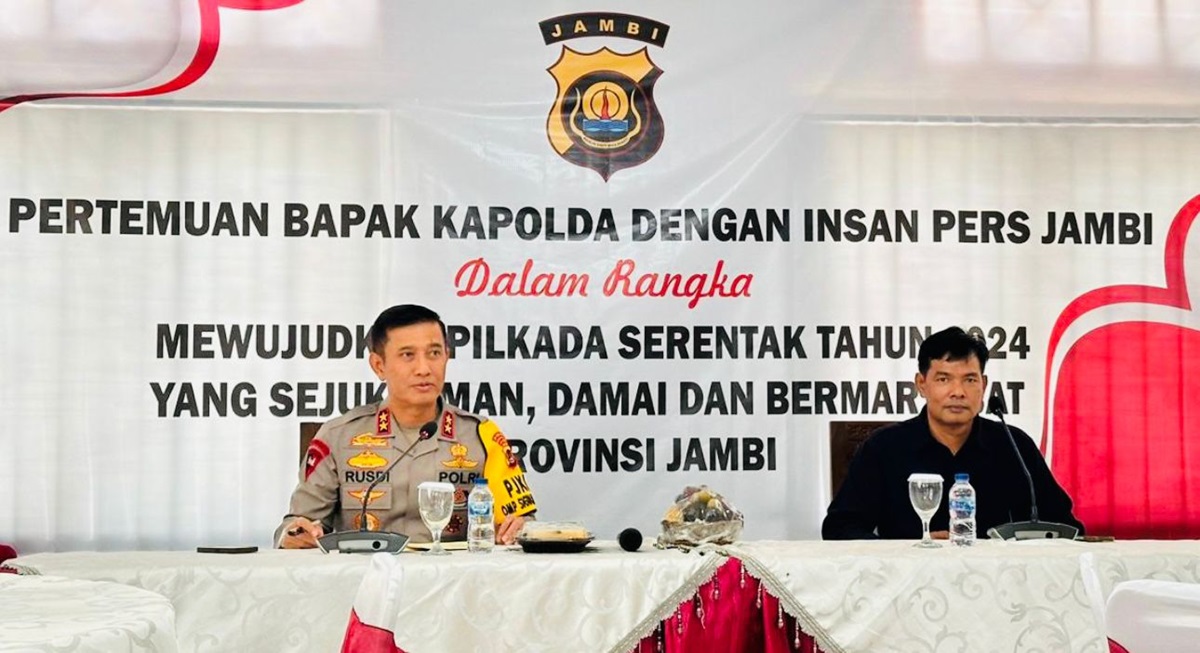 Mampu Menjaga Kamtibmas Selama 2024, Ketua SMSI Provinsi Jambi Apresiasi Polda Jambi 