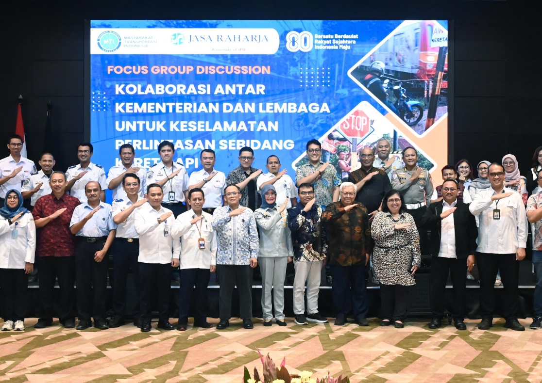 Sinergi Untuk Keselamatan Publik, Jasa Raharja Dukung Penyelenggaraan FGD Keselamatan Perlintasan 