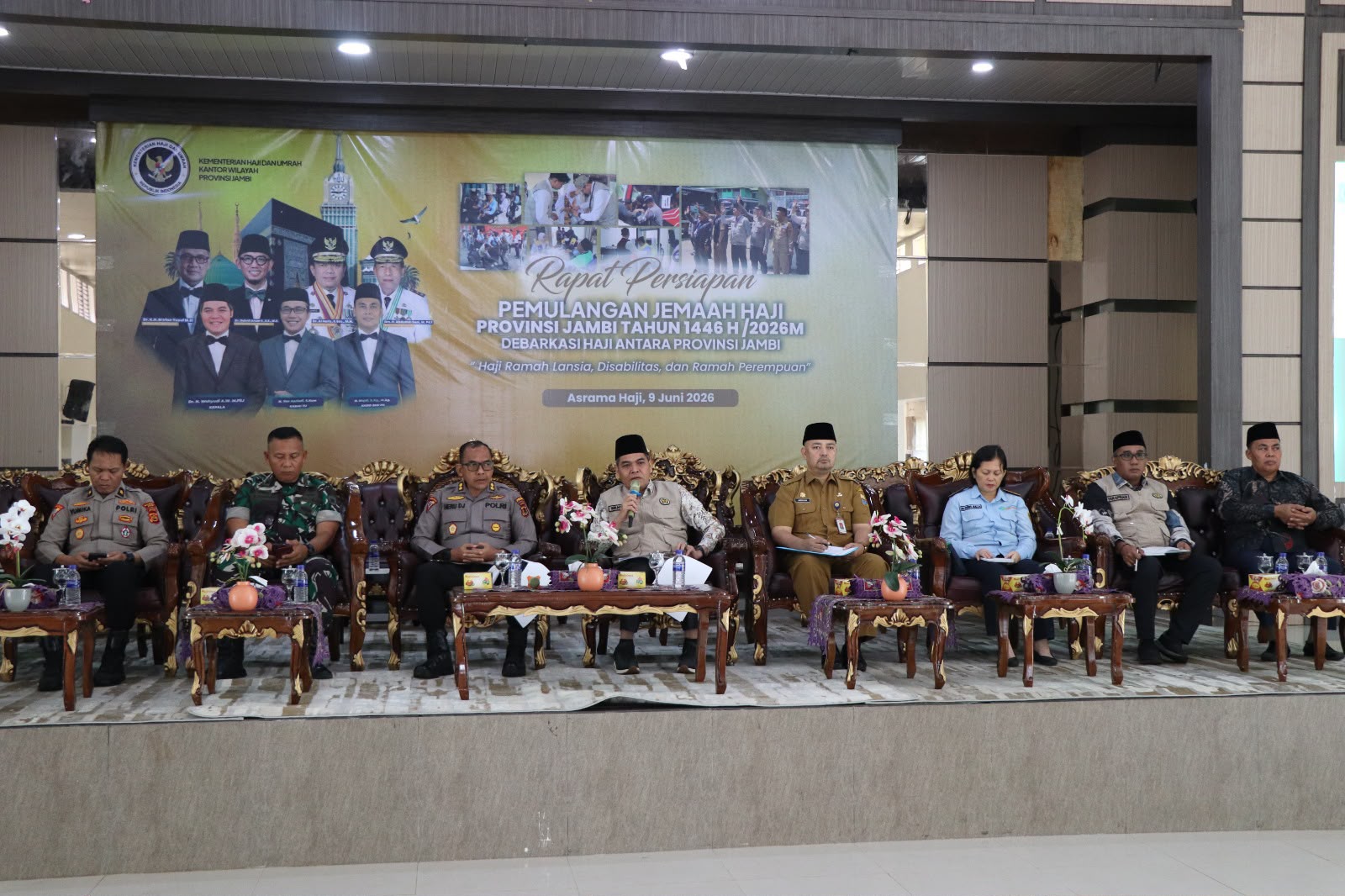 Kemenhaj Jambi Gelar Rapat Persiapan Pemulangan Jemaah Haji, Diperkirakan Tiba pada Malam Hari