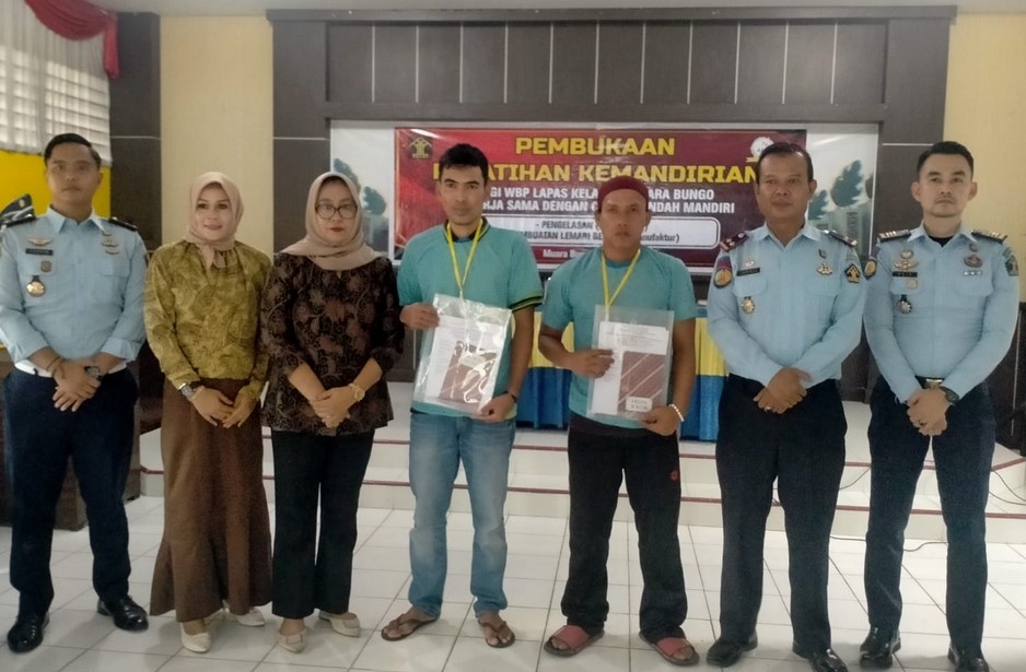 Lembaga Pemasyarakatan Kelas II B Muara Bungo Gelar Pelatihan Kemandirian bagi WBP