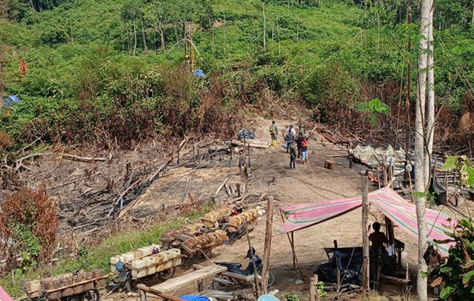 Terungkap! Ini Keterangan Kapolres Batanghari Soal Sumur Minyak Ilegal Meledak