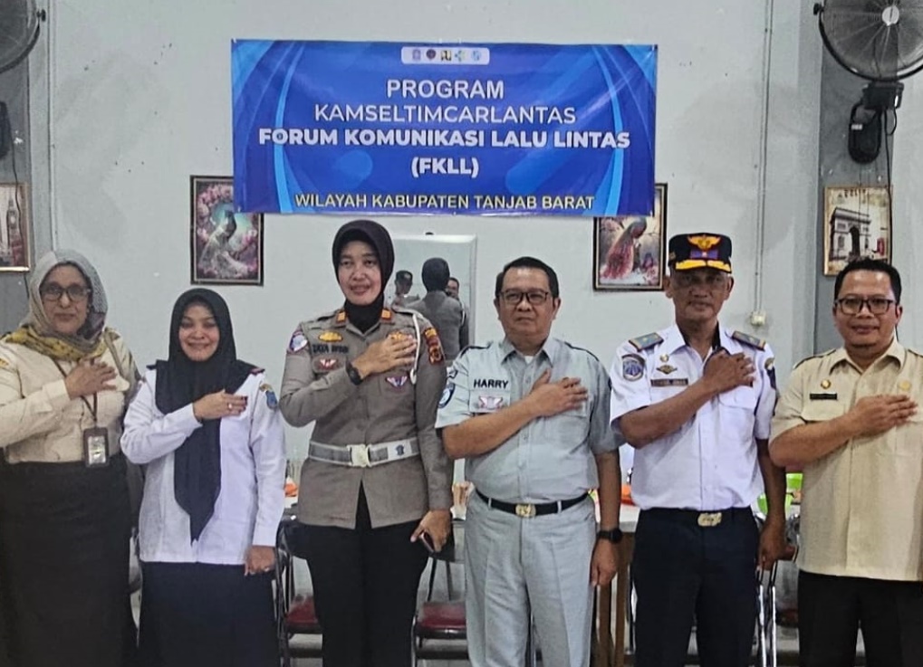 Jasa Raharja Wilayah Jambi Giatkan Forum Komunikasi Lalu Lintasdi Kabupaten Tanjung Jabung Barat