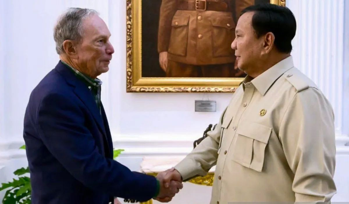 Prabowo dan Michael Bloomberg Bahas Kerja Sama SDM, Kesehatan, dan Investasi Strategis