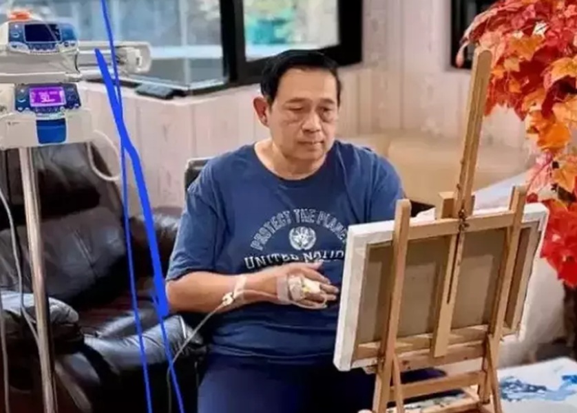 Wah! SBY Dirawat di RSPAD, Hobi Melukisnya Tetap Jalan