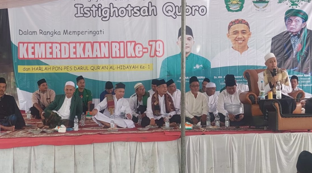 Wabup Hairan Hadiri Pengajian Akbar dan Istighotsah Qubro di Tebing Tinggi