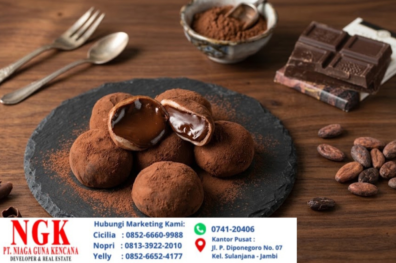 Resep Mochi Cokelat Lumer Yang Manis Nikmat dan Lembut