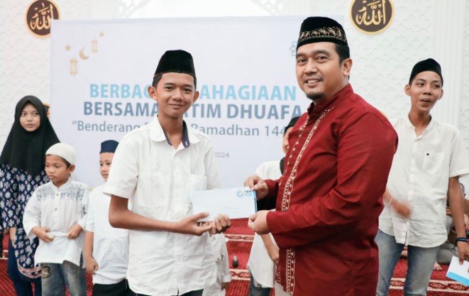 Yayasan Baitul Maal PLN UID S2JB Berbagi Kebahagiaan Bersama Yatim Dhuafa di Bulan Ramadhan