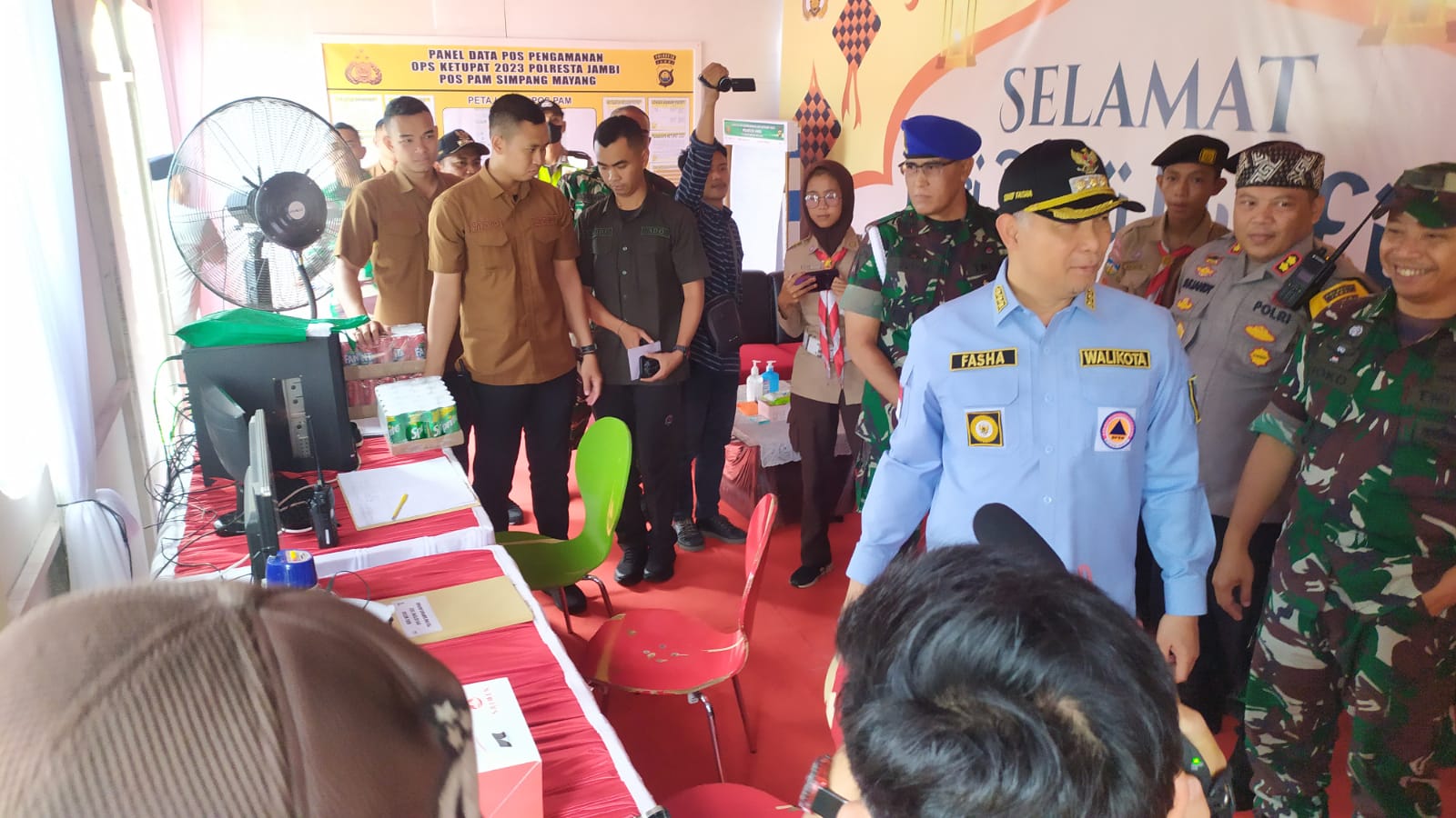 Monitoring Arus Mudik di Kota Jambi, Satlantas Polresta Imbau Waspada Titik Macet