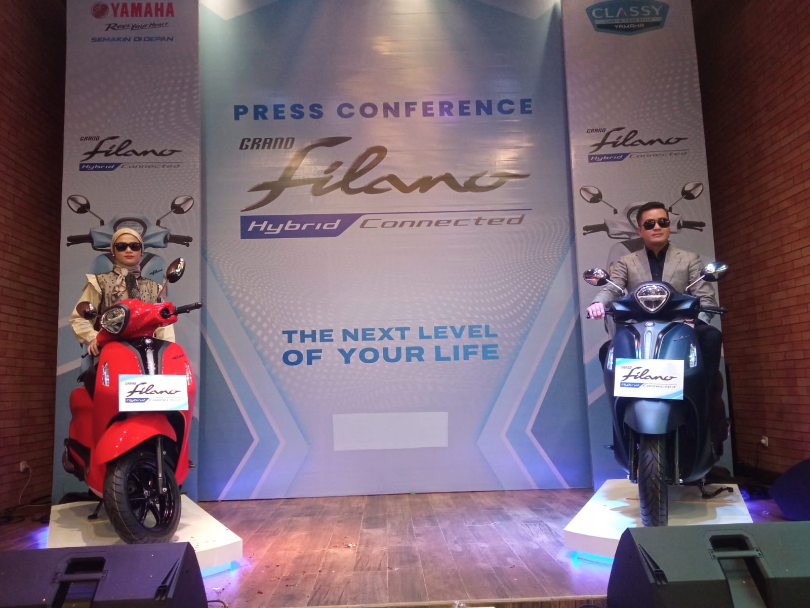 Yamaha Grand Filano Hybrid-Connected Resmi Hadir di Jambi