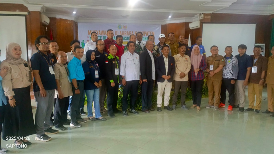 Rustam Hasanuddin Terpilih Secara Aklamasi Memimpin KONI Tanjab Timur Masa Jabatan 2025-2029