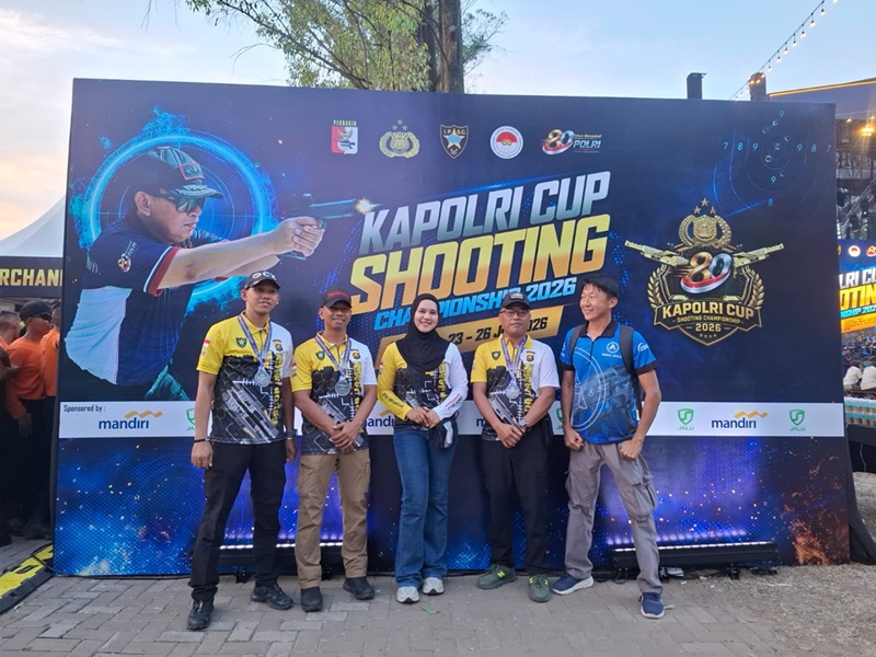 Keren! Tim Menembak Polda Jambi Bikin Kejutan di Kapolri Cup Shooting Championsip 2026: Juara II dari 72 Regu!