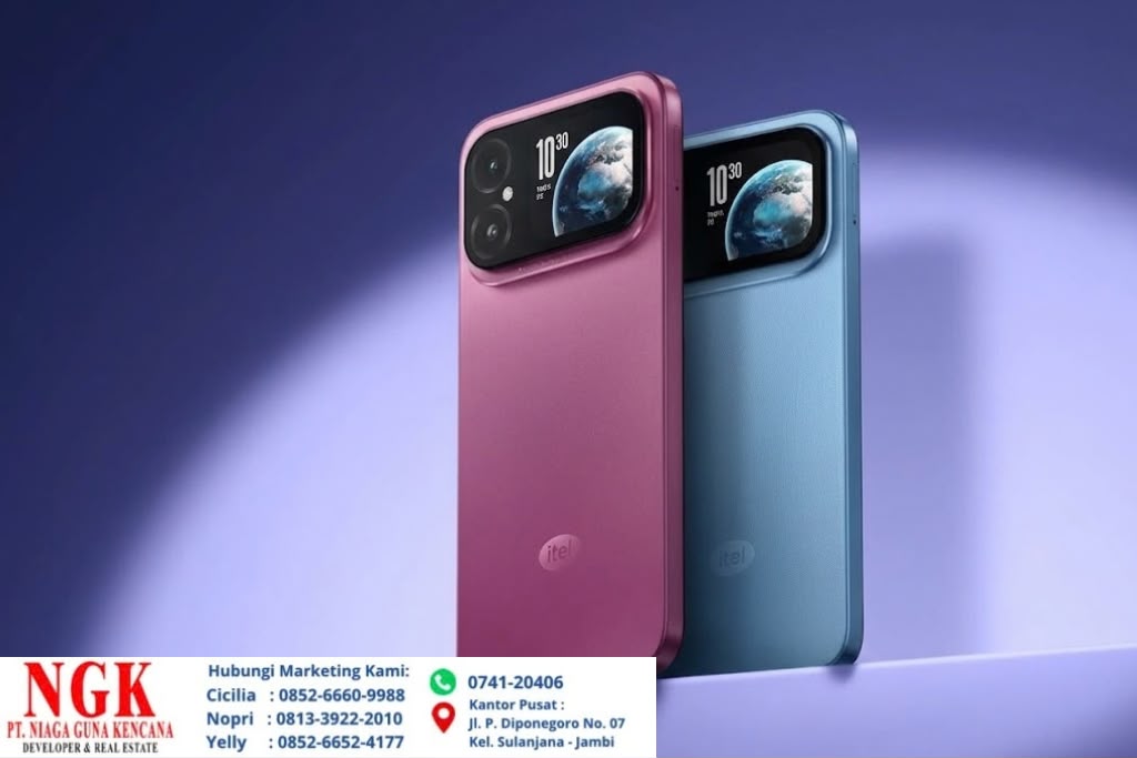 itel A300+ Resmi di Indonesia! Smartphone Entry-Level dengan Layar Sekunder